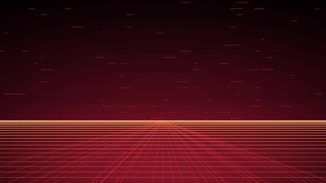 Abstract geometric pattern of vibrant lines creates a dynamic visual effect