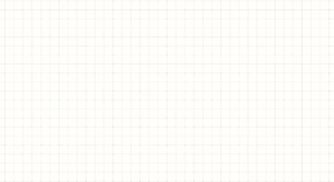 Minimalist white graph paper background, seamless square grid pattern texture, technical architectural blueprint paper for engineering and math