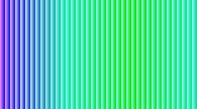 Vertical gradient stripes pattern, transitioning from purple and blue to vibrant green and cyan tones