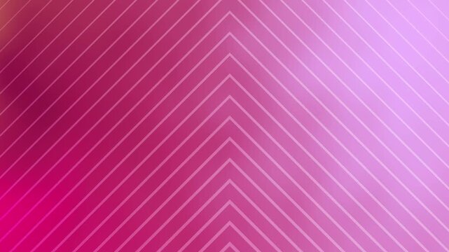 Pink gradient background with white diagonal line pattern abstract geometric chevron shape design. Suitable for backgrounds, posters, cards, and digital projects.