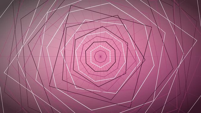 Abstract Rose Tunnel Animation for Creative Projects