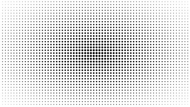 Halftone dot pattern background with radial gradient effect