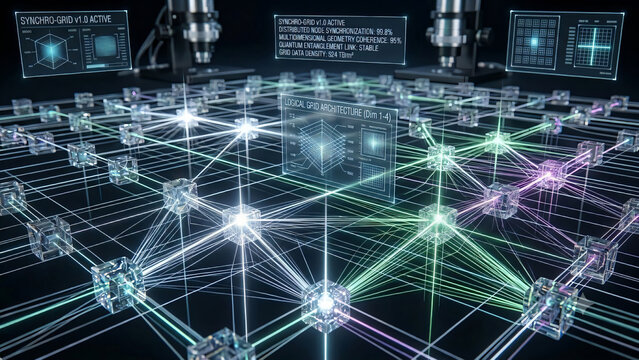 シンクロ・グリッド：多次元空間における同期ネットワーク / Synchro-Grid: Synchronization Network in Multidimensional Space