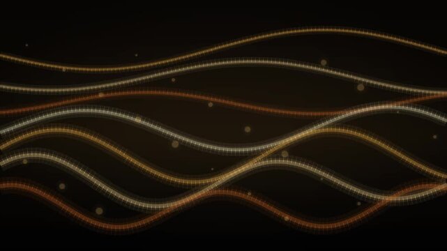 Golden liquid cascades create an elegant and mesmerizing visual effect