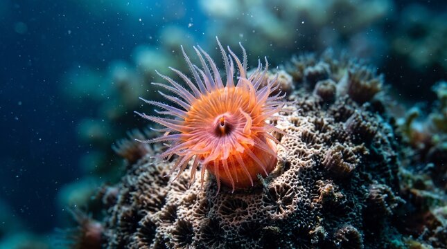 Vibrant Sea Anemone