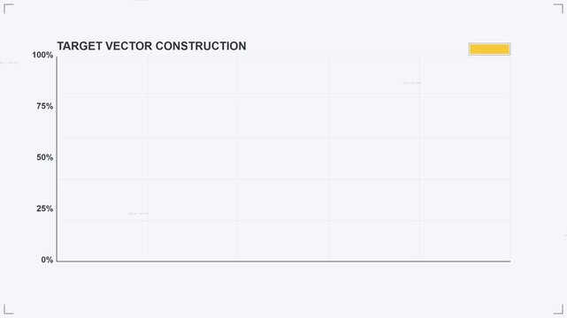 Construction target vector animation, 2K, 60fps