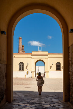 Inside the historic Florio tuna factory in Favignana island Sicily