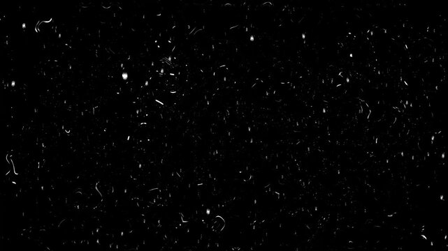 Grunge film vintage effect. Retro vintage old overlay filter. High quality 4k footage. Small white dots on a black screen. Retro effect with roughness
