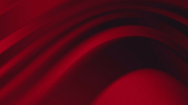 abstract red. background. Exclusive red gradient abstract background with a series of diagonally flowing parallel curved layers and a matte, satin, slightly grainy texture