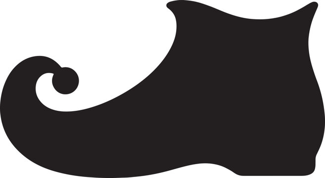 Black cat silhouette, feline icon, pet symbol, animal shape isolated on Transparent Background