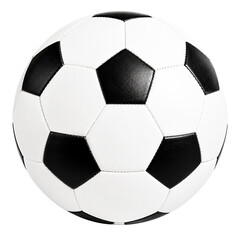 Naklejka premium Classic Professional Soccer Ball Isolated on Pure White Background
