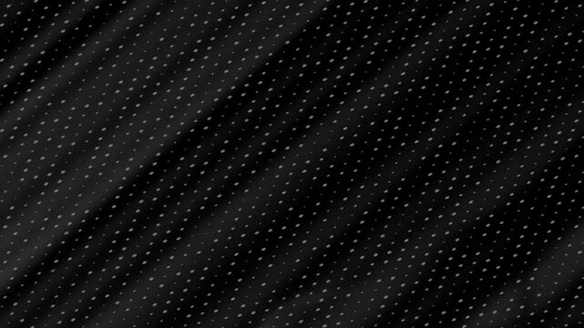 Black Fabric With Silver Dots Flowing