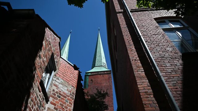 L&uuml;beck Cathedral in Schleswig-Holstein, Germany