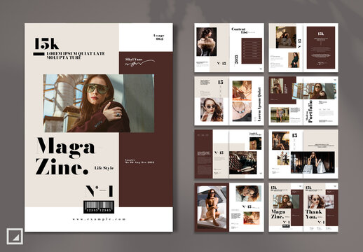 Vintage Magazine Layout