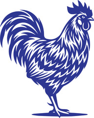 Rooster vector illustration © Rejwon