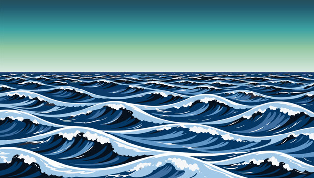 Renesanse marinism blue waves
