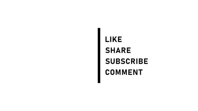 Minimalist vertical bar social media call to action black background