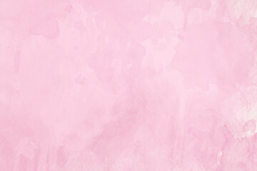 Fototapeta premium Soft Pink Watercolor Abstract Texture Background on Canvas Paper