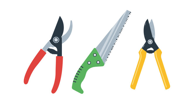 Garden Hand Tool Set for Pruning and Tree Care