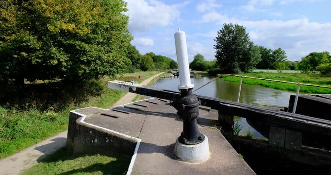 Grand Union Canal Hatton Locks Warwickshire England UK