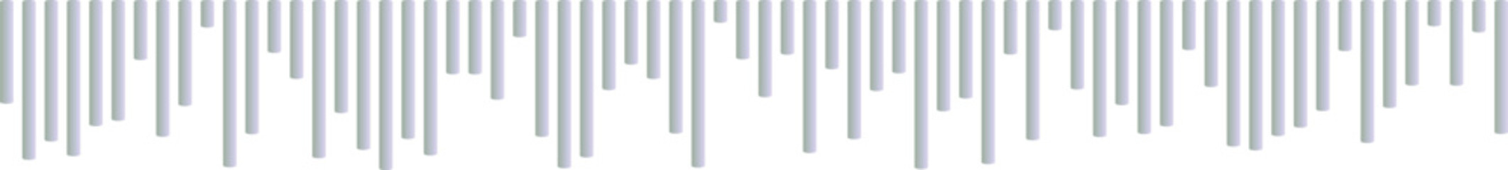 A visually striking graphic design element featuring a series of vertical lines in a soothing light blue color on a pure © Tarek