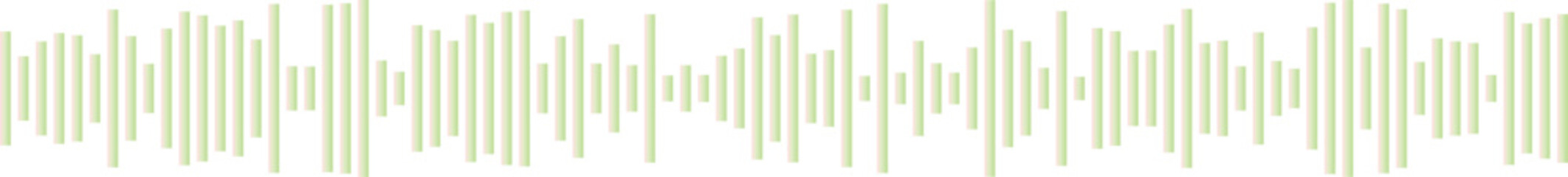 Obraz premium Green sound wave pattern on a for audio or music related concepts