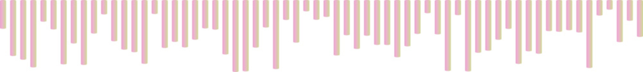 Vibrant purple sound wave pattern on a with colorful bars © Tarek