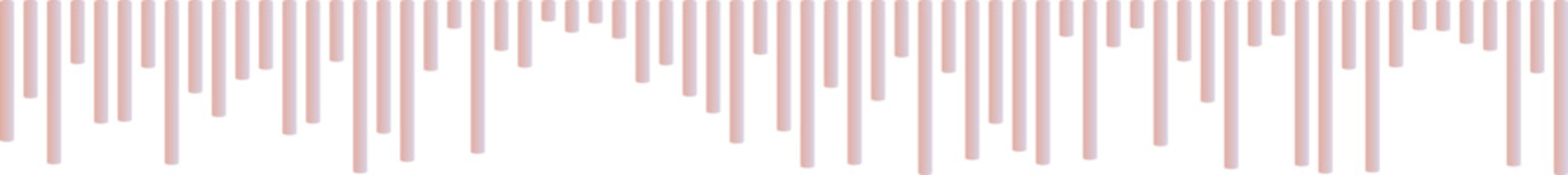 Sound wave, audio signal, pink noise, vector waveform, sound pattern