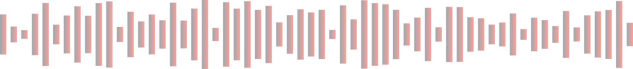 A vibrant pink sound wave pattern on a creating a visually striking and dynamic graphic design element © Tarek