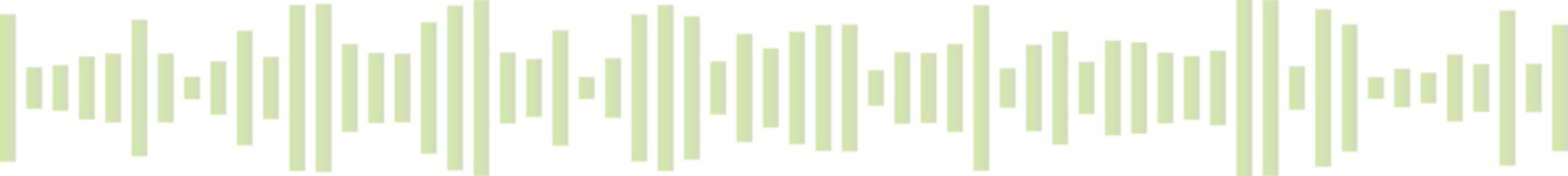 Green sound wave pattern on a for audio or music related concepts