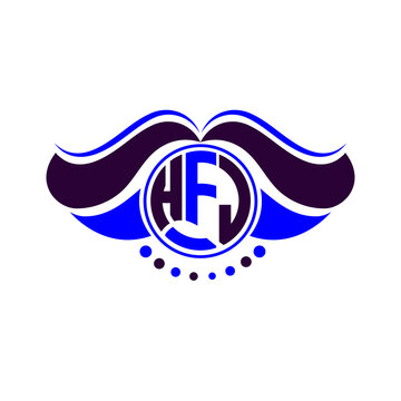 HFJ letter logo creative design. HFJ unique design
