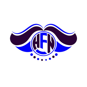 HFN letter logo creative design. HFN unique design