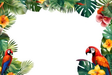 Naklejka premium Tropical bird outdoors tropics.