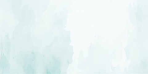 Fototapeta premium Abstract blue watercolor cloudscape with soft sky clouds, mist, fog and smoke textures on paper, vintage grunge texture background, airy light weather pattern art design