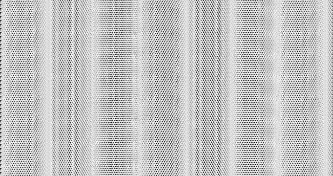 Repeated rotating black and white pattern