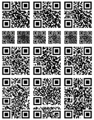 Fototapeta premium Geometric QR code pattern with intricate black and white design.
