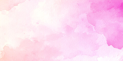 Fototapeta premium Soft pink and white watercolor background, acrylic texture with marble pattern illustration, pink watercolor texture Ink high resolution background for design.