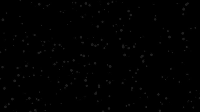 Floating Light Particles Dreamy Abstract Loop Motion Background Black