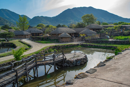 전남 순천 낙안읍성 마을 풍경, Landscape of Naganeupseong Village in Suncheon, Jeollanam-do