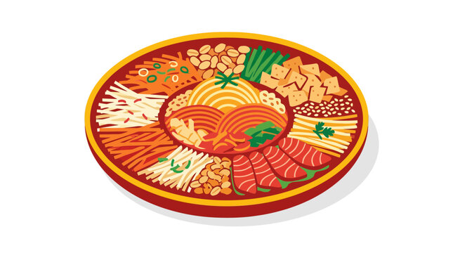 Colorful Prosperity Toss Salad Platter - Chinese New Year Yu Sheng