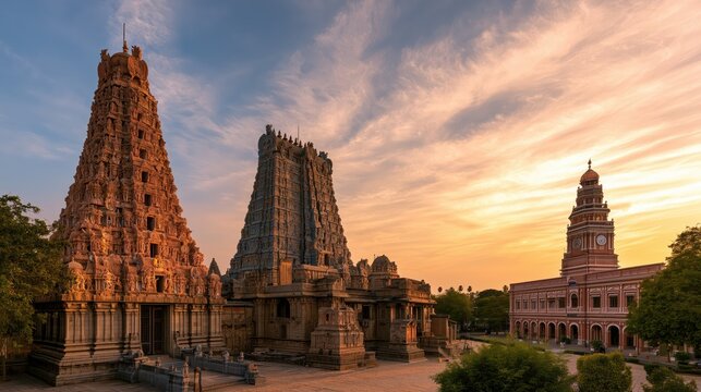 Tamil nadu day background.
