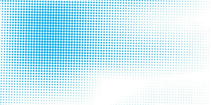 Transparent Vector Gradient Blue Color Halftone Background Staggered Dots Pattern modern dotted