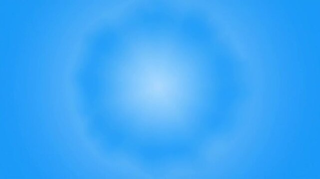Dynamic radial light expanding on a vibrant blue gradient abstract background animation