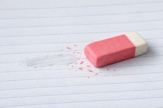 A common writing tool with an eraser attached