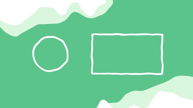 Animated End Screen Outro &ndash; Grass Green Liquid Motion for Social Media &ndash; Green Screen 4K