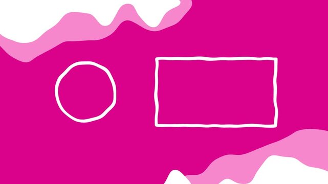 Animated End Screen Outro &ndash; Magenta Liquid Motion for Social Media &ndash; Green Screen 4K