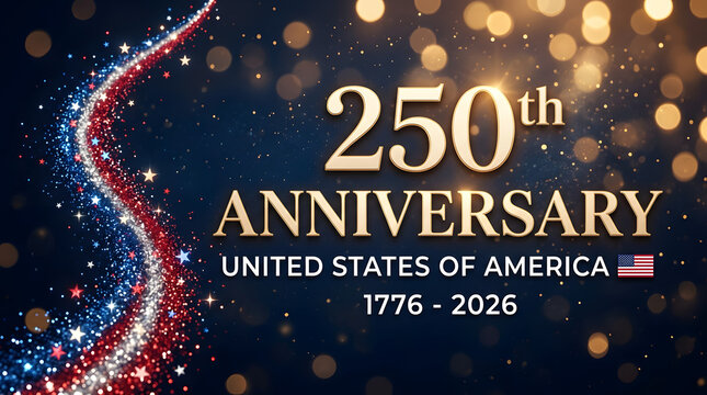 Celebrating 250th Anniversary of United States of America with Patriotic Decorations