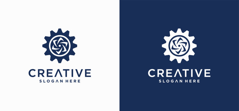 Modern Mechanic Logo Design for Automotive Repair and Engineering