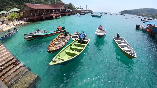 fishing boats in thailand