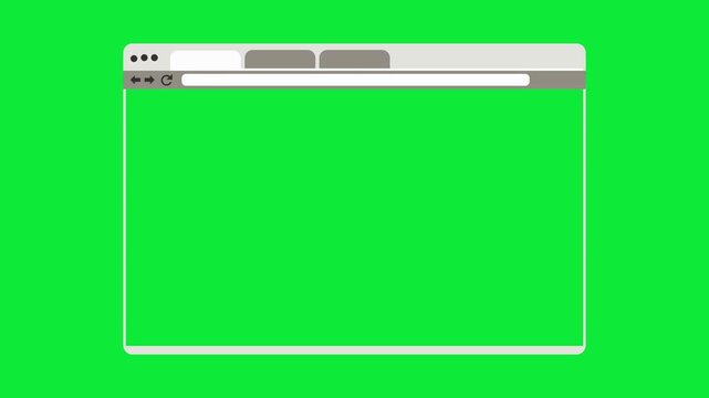 Desktop UI Animation | Modern Computer Desktop Interface Motion Graphics Green Screen